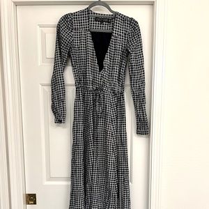 Christy Dawn long sleeved maxi dress. Style w/ tights and cardigan for winter.